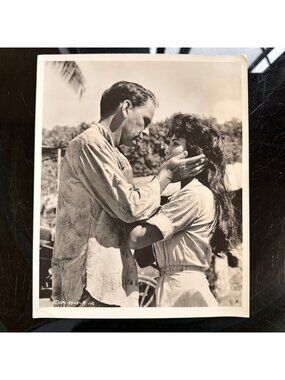 Vintage 1961 Movie Still Photo From "The Devil At 4 OClock" Featuring Frank Sina